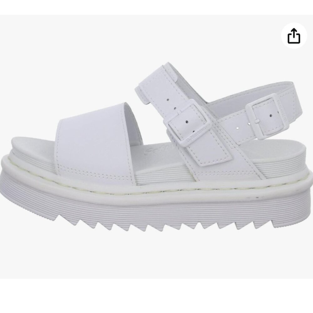 Dr. Martens Voss Mono Sandal in all White